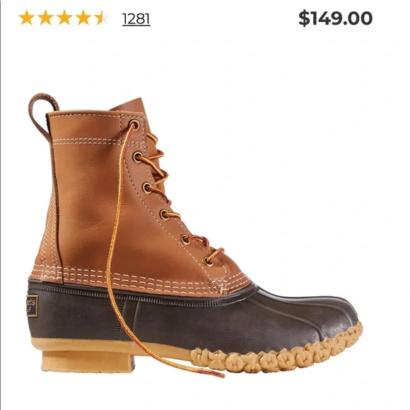 L.L. Bean | Shoes | Ll Bean Duck Boots 8 Tanbrown Waterproof  display picture 1